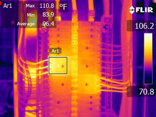 Infrared Panel Inspection, Horizon Lighting Infraredimage1 | Horizon Lighting Inc. | Lighting And Electrical Services